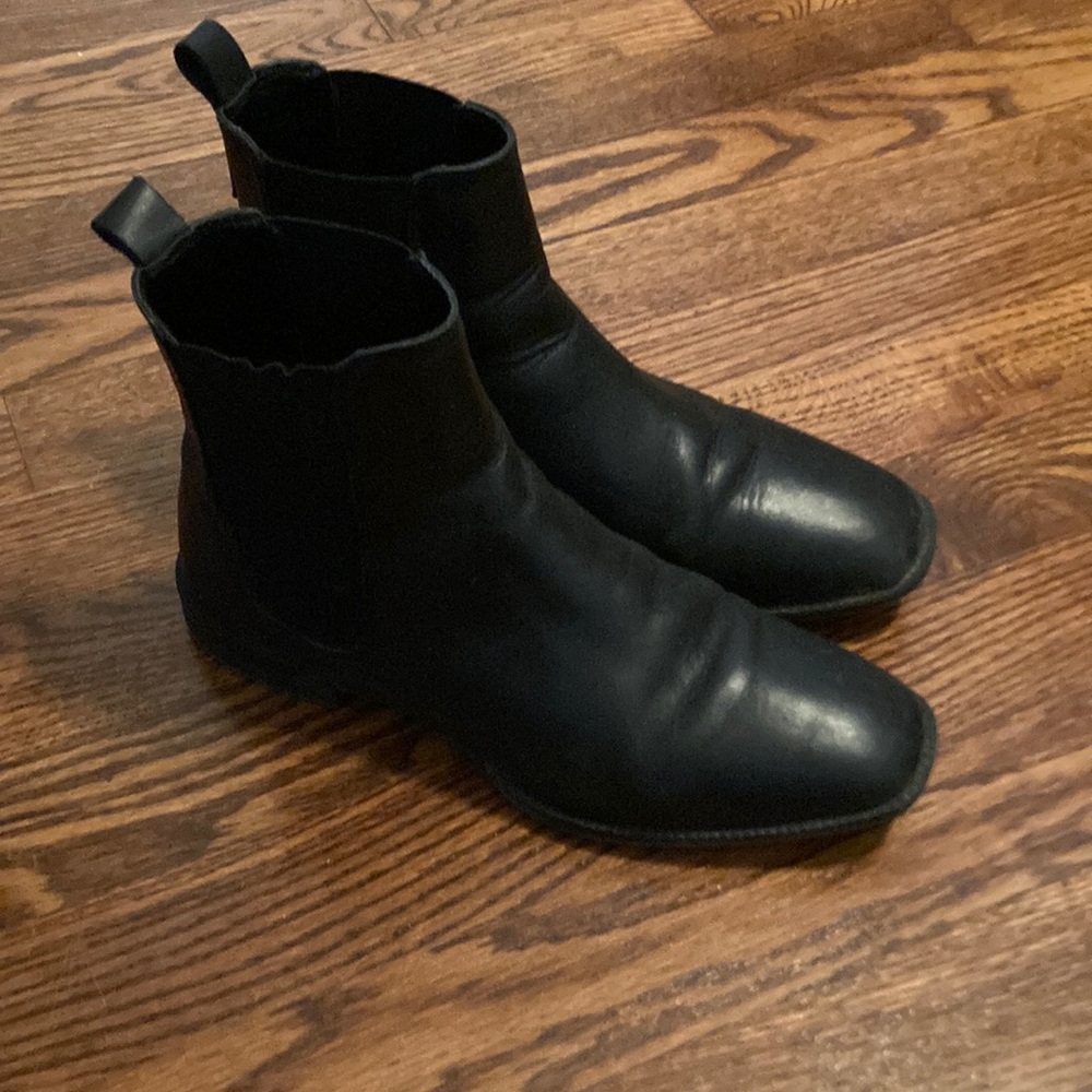 Black Leather Boots